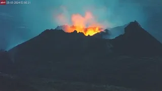 May 5, 2024: Sunrise at the Erupting Iceland Volcano