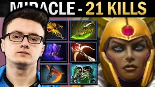 Legion Commander Gameplay Miracle with 21 Kills and Cuirass - Ringmaster Dota