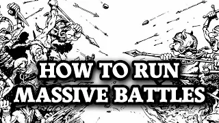 Running a Massive Battle - D&D/OSR