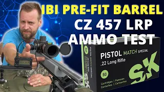 CZ 457 LRP IBI barrel - SK Pistol Match Special - ammo testing (extraction issues)