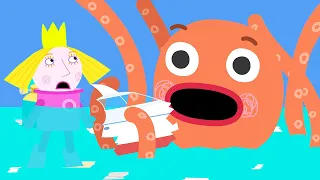 La pieuvre géante 🦑 Le Petit Royaume de Ben et Holly 🦑 Dessin animé