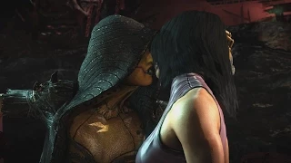 Mortal Kombat X - Mileena/D'Vorah Mesh Swap Intro, X Ray, Victory Pose, Fatalities, Brutality