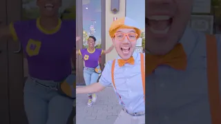 Can Blippi and Meekah Get Inside the Playground? 🎶 🟠🔵🟣  #shorts