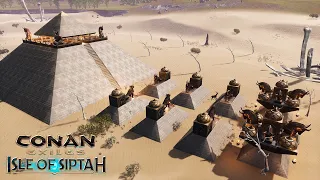 HOW TO BUILD A TURAN PYRAMID [SPEED BUILD] - CONAN EXILES