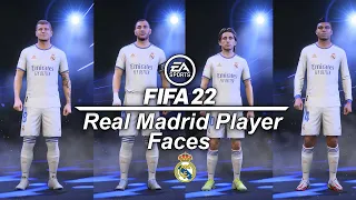 FIFA 22 - REAL MADRID PLAYER FACES