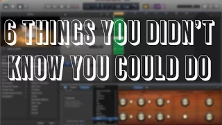 6 Things You Didn't Know You Could Do In Garageband (Tips & Tricks In 5 min.)