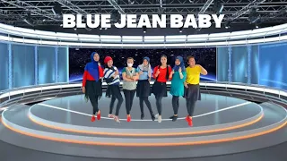 BLUE JEAN BABY LINE DANCE | DOUBLE M STUDIO | Choreo by Julie Lockton, Sebastiaan Holtland