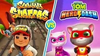 Subway Surfers -VS- Tom Hero Dash