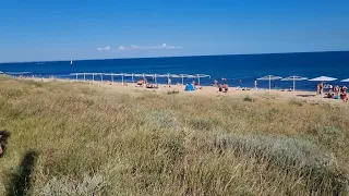 Крым-2022 Феодосия, пляж поселка Береговое