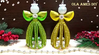 😇АНГЕЛ из Фома ЛЕГКО и БЫСТРО😇 НОВОГОДНИЕ ИГРУШКИ Своими Руками😇 DIY Christmas Angels - Foam Eva