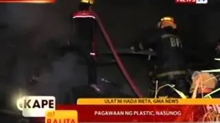 KB: Pagawaan ng plastic sa Valenzuela, nasunog