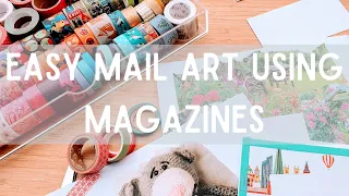 Easy Mail Art Using Magazines