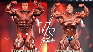 Nick Walker Vs Derek Lunsford Comparison at 2022 Mr. Olympia #hadichoopan #cbum #bigramy