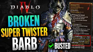 Diablo 4 - Infinite Dust Devil Barbarian Leveling Build Guide (1-100) | Best Barb Build Season 4