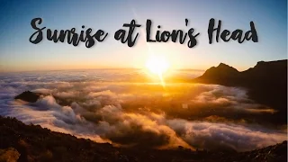 Lion's Head Sunrise, Cape Town, South Africa