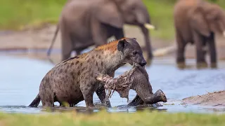 Hyenas Outsmarting Elephants: The Unstoppable Force