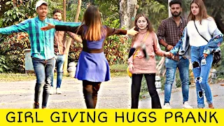 Girl Giving Hugs To Strangers Prank With Twist @ThatWasCrazy