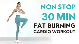 FULL BODY FAT BURNING WORKOUT 🔥 30 MIN Non-stop Cardio Workout