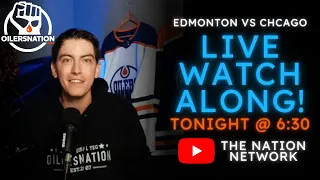 Oilers vs Blackhawks LIVE WATCH ALONG!