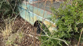 Pulling a 1964 Chevy II Nova out of the woods and first wash in many years