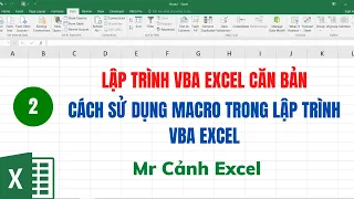 Lập trình VBA Excel căn bản| Cách sử dụng Macro trong Excel