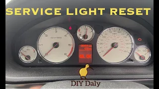 Peugeot 407 Service Light Reset