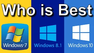 Difference Between Windows 7 or Windows 8.1 and Windows 10 | What is Best?