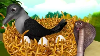 The Snake and the Crow | Stories for Children | Infobells