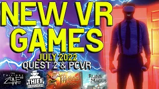 NEW VR GAMES COMING SOON in JULY 2022! | Oculus Quest 2 & PC VR
