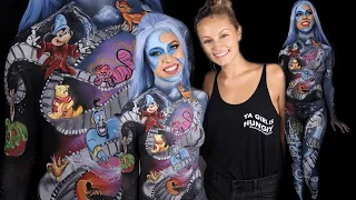 Gibraltar Body Art Festival 2021 Disney World Full Body Paint