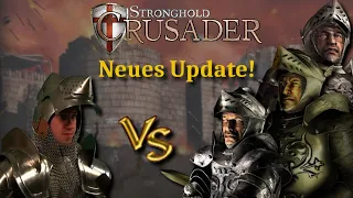 Neues Update für die Hänno KI! Wie stark rasiert sie jetzt gegen 3 Wölfe? | Stronghold Crusader
