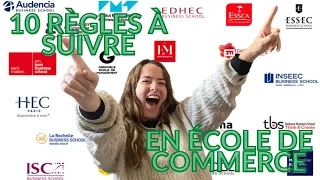 Les 10 règles à suivre en école de commerce l MON EXPÉRIENCE D'ÉTUDIANTE