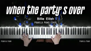 Billie Eilish - when the party’s over | PIANO COVER by Pianella Piano