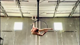 Alina Syunkova - 3 May 2024 - Aerial Hoop - Holidays ❄️ version