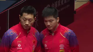 2019 ITTF World Tour Grand Finals 1/2 Final | Fan Zhendong/Xu Xin vs. Liang Jingkun/Lin Gaoyuan