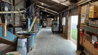 Mixing feed for our herd of dairy cows