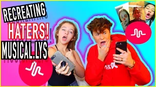 RECREATING OUR CRINGY HATERS MUSICAL.LYS! w/ SebastianBails *extremely cringy