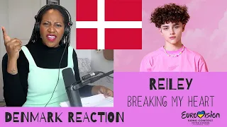 DENMARK EUROVISION 2023 REACTION | REILEY - BREAKING MY HEART