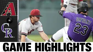D-backs vs. Rockies Game Highlights (7/2/22) | MLB Highlights