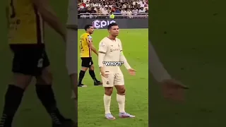 Cristiano Ronaldo’s Reaction To Messi Chants 😱 #ronaldo #shorts