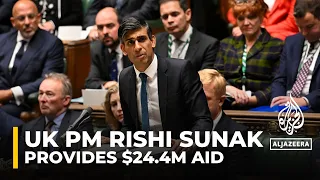 UK Prime Minister Rishi Sunak announces $24.4M in further support for Palestinians