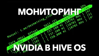 Как быстро подобрать настройки разгона NVIDIA в HIVE OS?