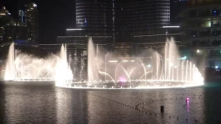 Dubai Fountain November 2017  【TIME TO SAY GOODBYE】