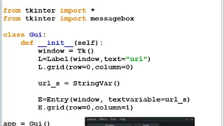 CIT1203#3174 N - tkinter, class, html processing 05-07-19
