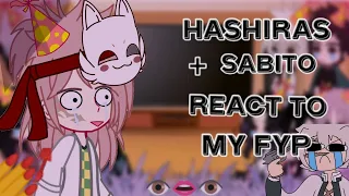 Hashiras + Sabito react to my fyp||Giyuu's birthday special||