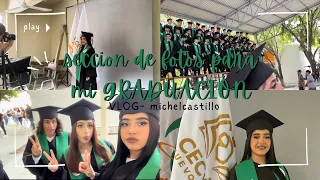 ✅Mini Vlog- 🎓sección de fotos para mi GRADUACIÓN👩‍🎓