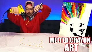 3 SIMPLE WAYS TO MAKE MELTED CRAYON ART!