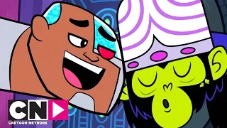 Teen Titans GO vs. The Powerpuff Girls | Monkey Army | Cartoon Network