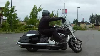 How to do the ICBC Skills Test on a 750LB motorcycle