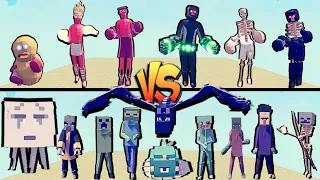 MINECRAFT TEAM vs BOXER TEAM - Totally Accurate Battle Simulator TABS